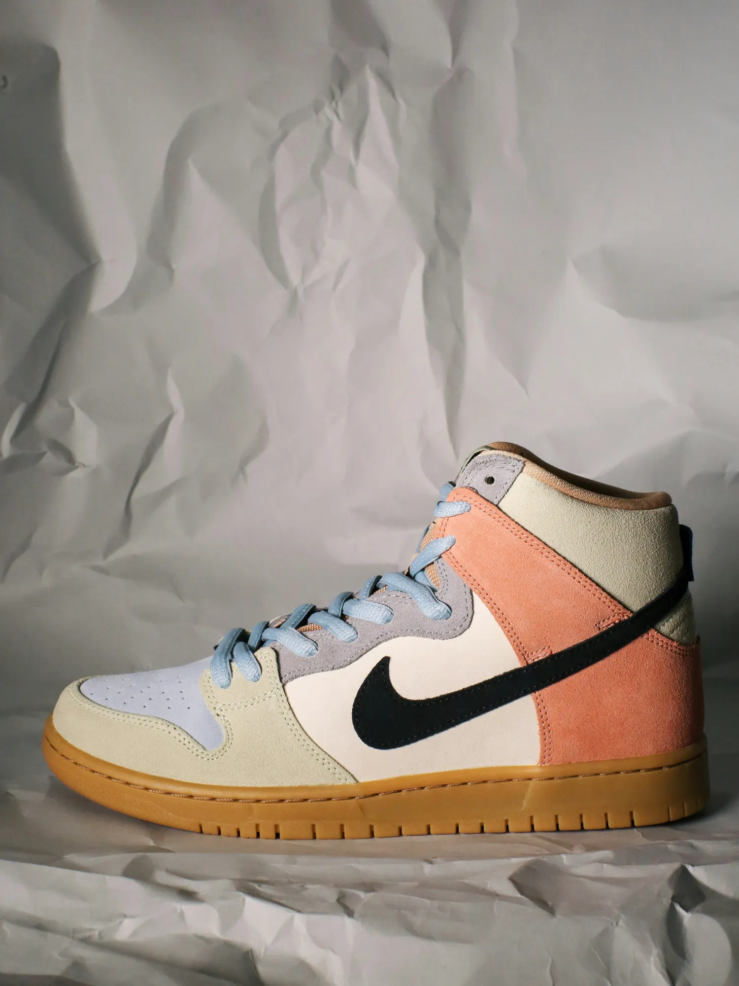 PASTEL MULTI-TONE HIGH-TOP SNEAKERS image 2